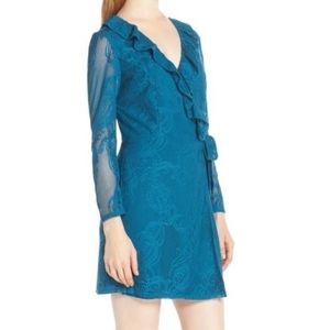 NWT Lilly pulitzer tiki wrap ruffle romper inky tidal jellyfish critter Crochet